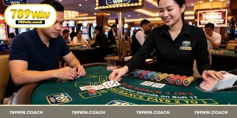 Cách cược Blackjack tại 789Win chi tiết