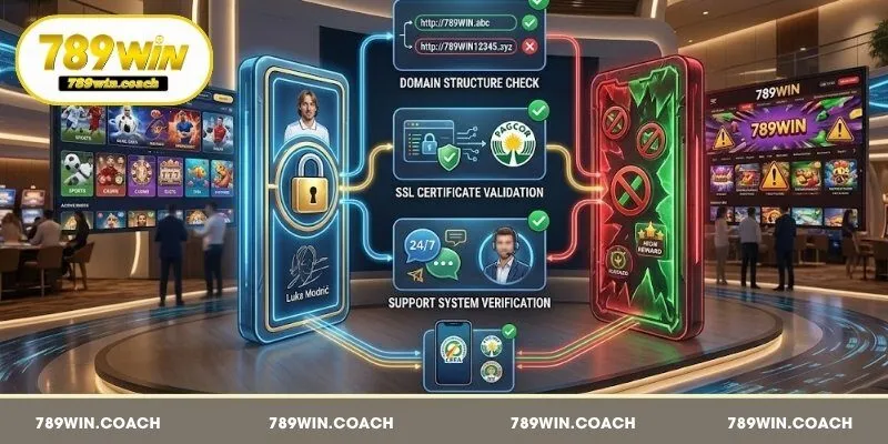 Dấu hiệu nhận biết link 789Win chính thức không bị chặn