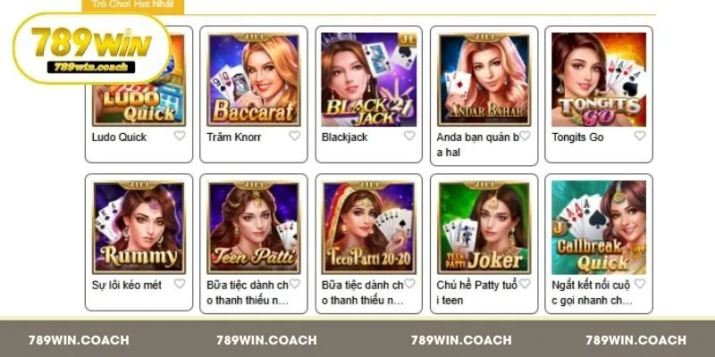Giới thiệu về game bài 789Win