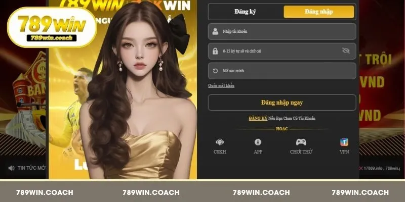 Hướng dẫn cách đăng nhập 789WIN với 3 bước