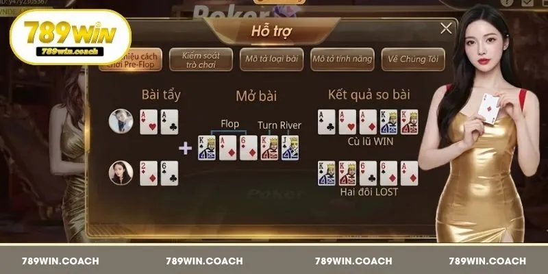 Những quy tắc chơi Poker cơ bản cần nắm tại 789Win