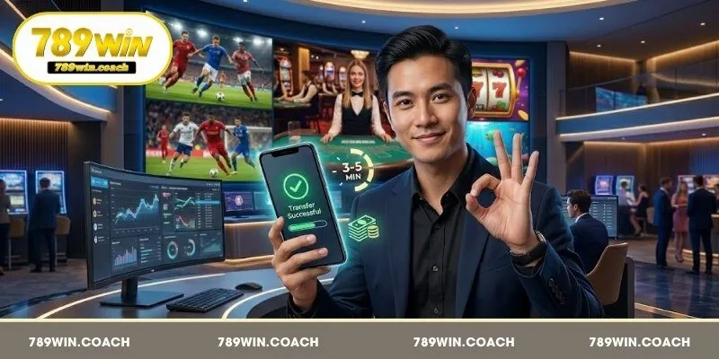 Rút tiền 789Win nhanh không? Có, chỉ mất 3 - 5 phút
